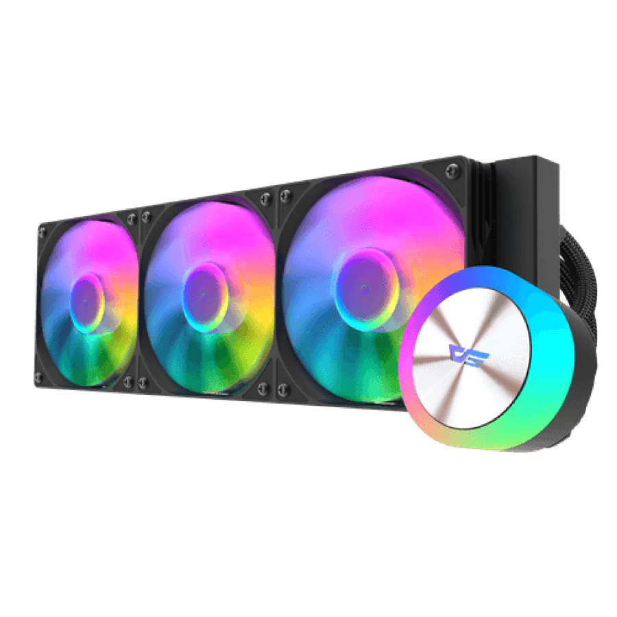 darkFlash DG360 AIO Liquid Cooler - مبرد مائي ديد فلاش DG360 الكل في واحد اسود