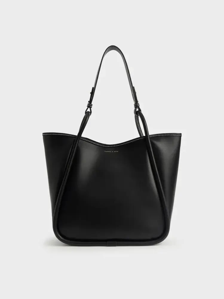 Charles & keith Lyla Tubular Slouchy Tote Bag