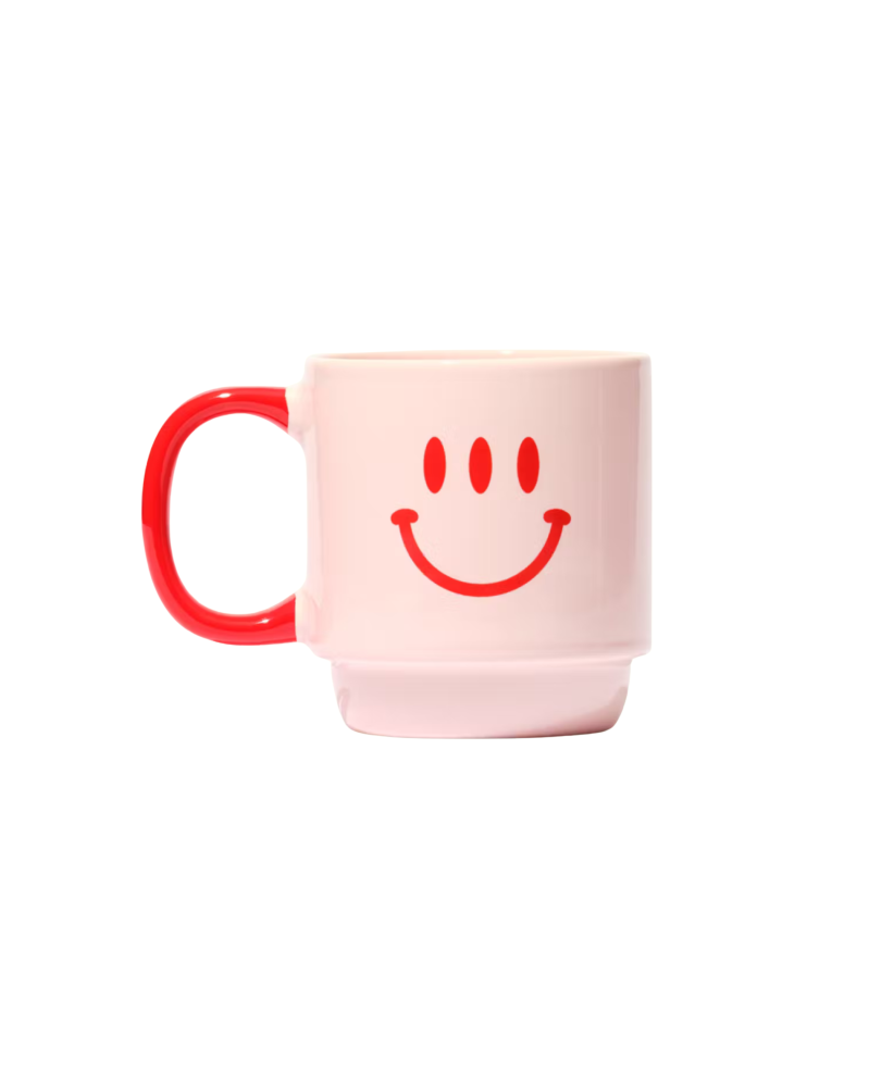 Glossier Three Eyed Smiley Mug