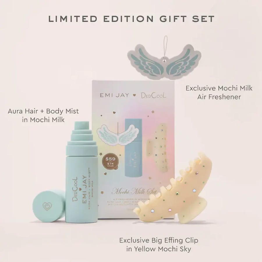 Emi Jay x Dedcool Mochi Milk Aura Hair + Body Mist Gift Set