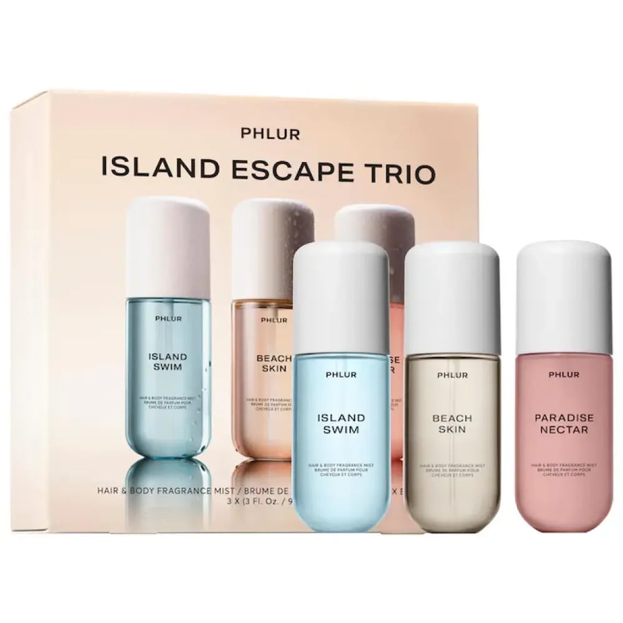 PHLUR Island Escape Body Mist Trio Set