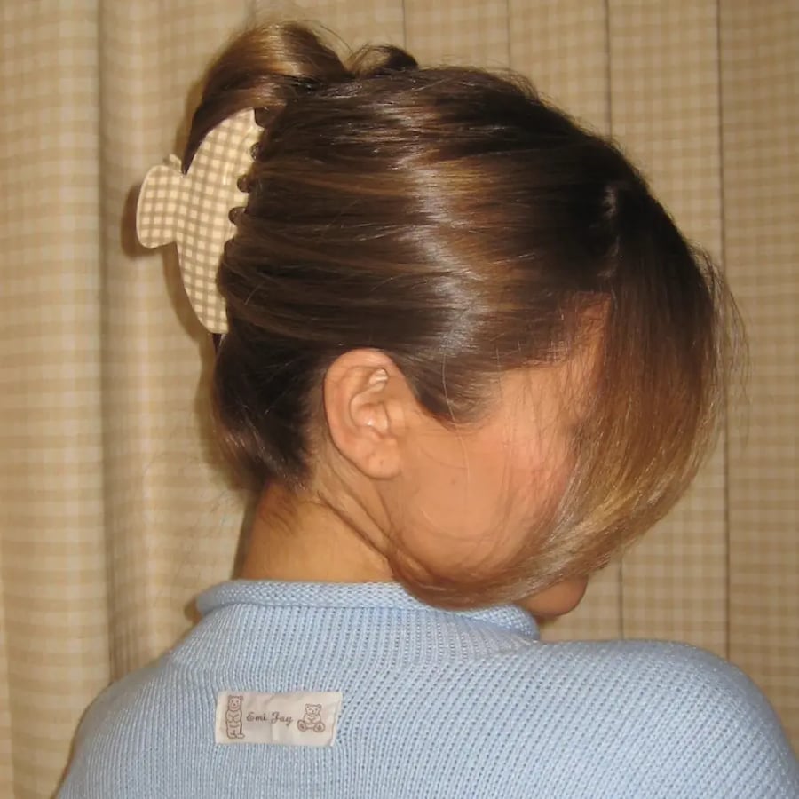 Emi Jay  Big Effing Clip® Hair Claw in Gingerbread Gingham
