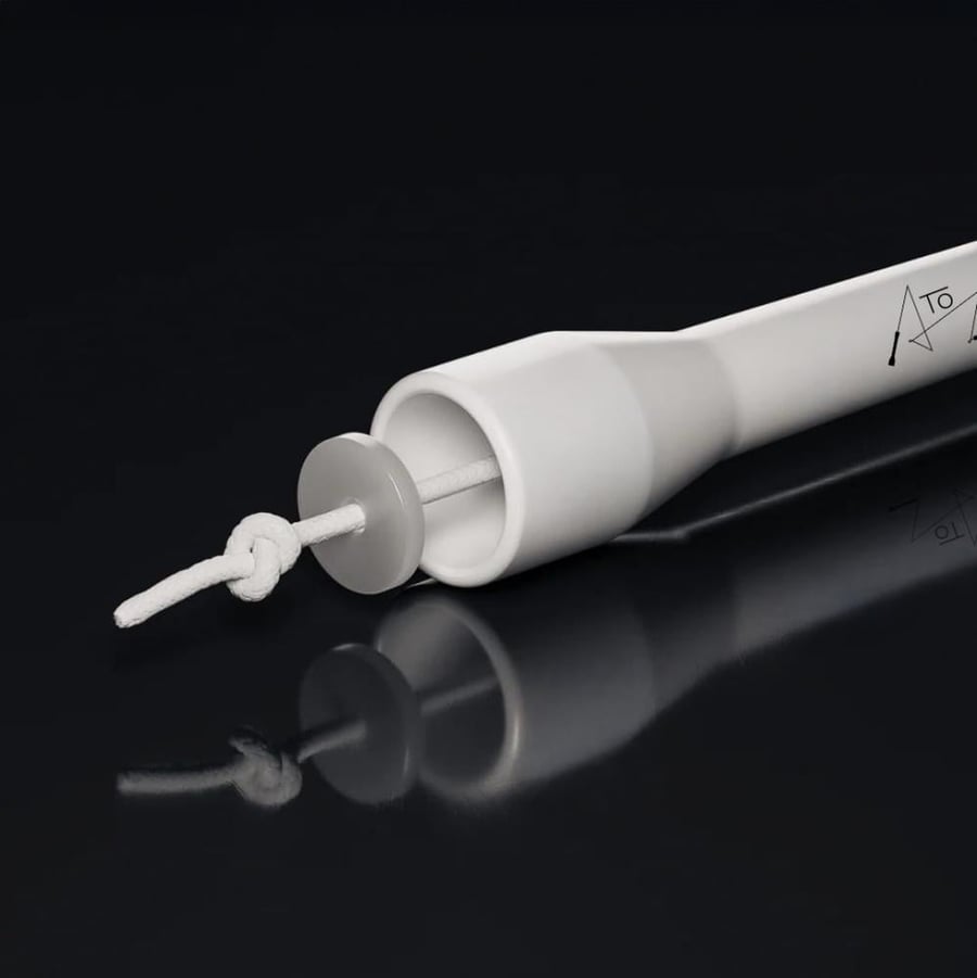حبل خفيف pvc ابيض