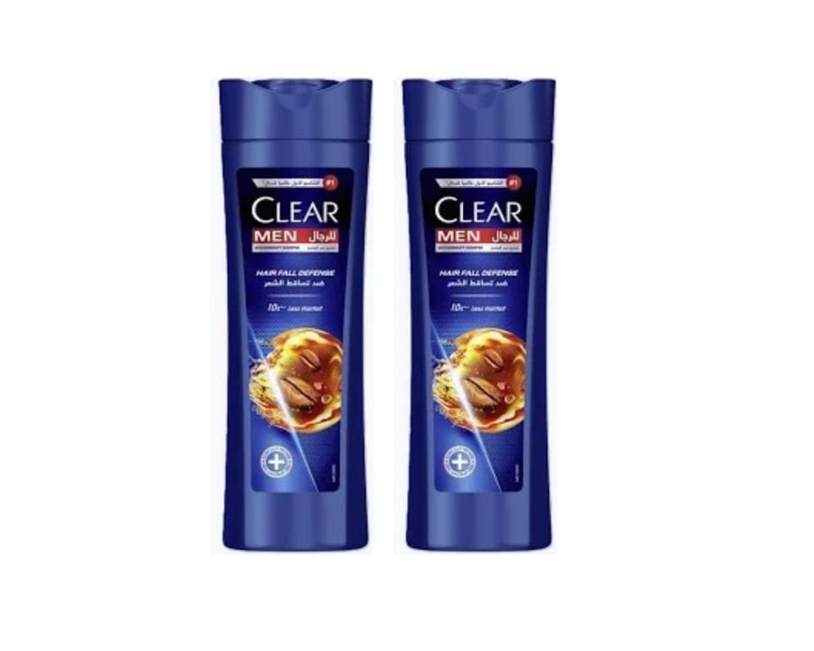عبوتان Clearprint شامبو كلير المضاد للقشرة 2 في 1، للشعر المعرض للقشرة وفروة الرأس المتهيجة، يحمي من تساقط الشعر بنسبة تصل إلى 95٪.