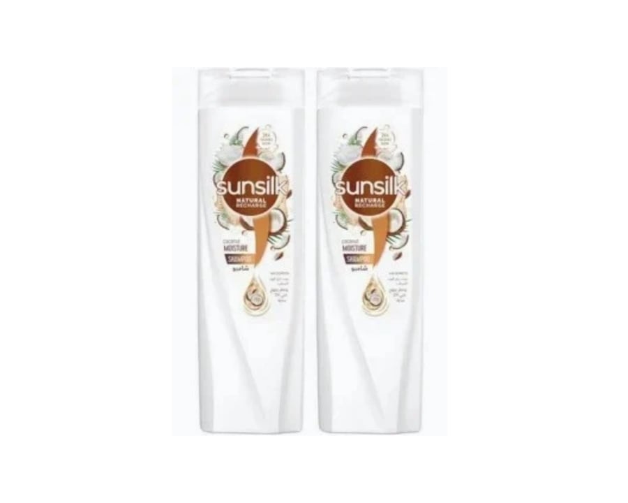 Sunsilk شامبو جوز الهند المرطب، 400 مل (عبوة من قطعتين)
