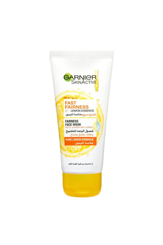 Garnier غسول الوجه سكين اكتيف للتفتيح فيتامين سي والليمون من غارنييه لبشرة مشرقة- 100مل من جارنيه