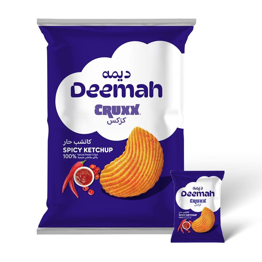 DEEMAH CRUXX SPICY KETCHUP 1X12X23G