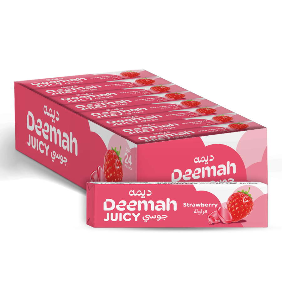DEEMAH JUICY STRAWB ST.PACK 1X24X32G