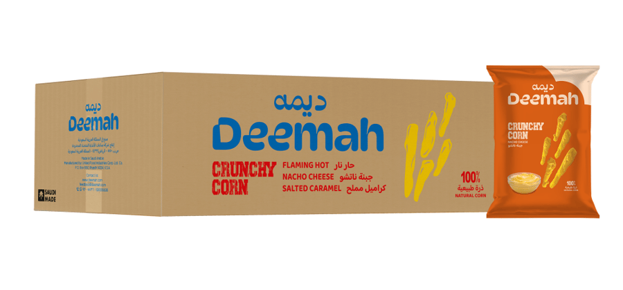 DEEMAH CRUNCHY NACHO CHEESE 1X20X100G