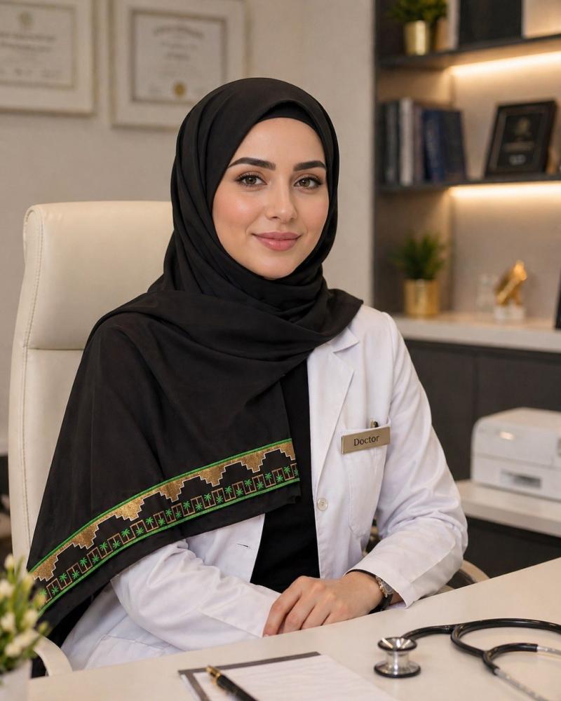طرحة بوال بكينار تراثي - أسود