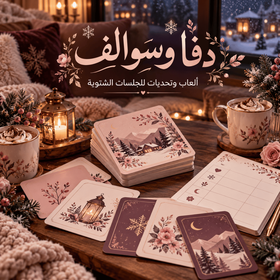 دفأ وسوالف | ألعاب وتحديات للجلسات الشتوية والوناسة .