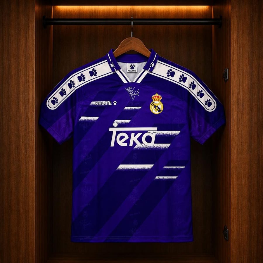 تيشيرت ريال مدريد الثاني 1995-1996
