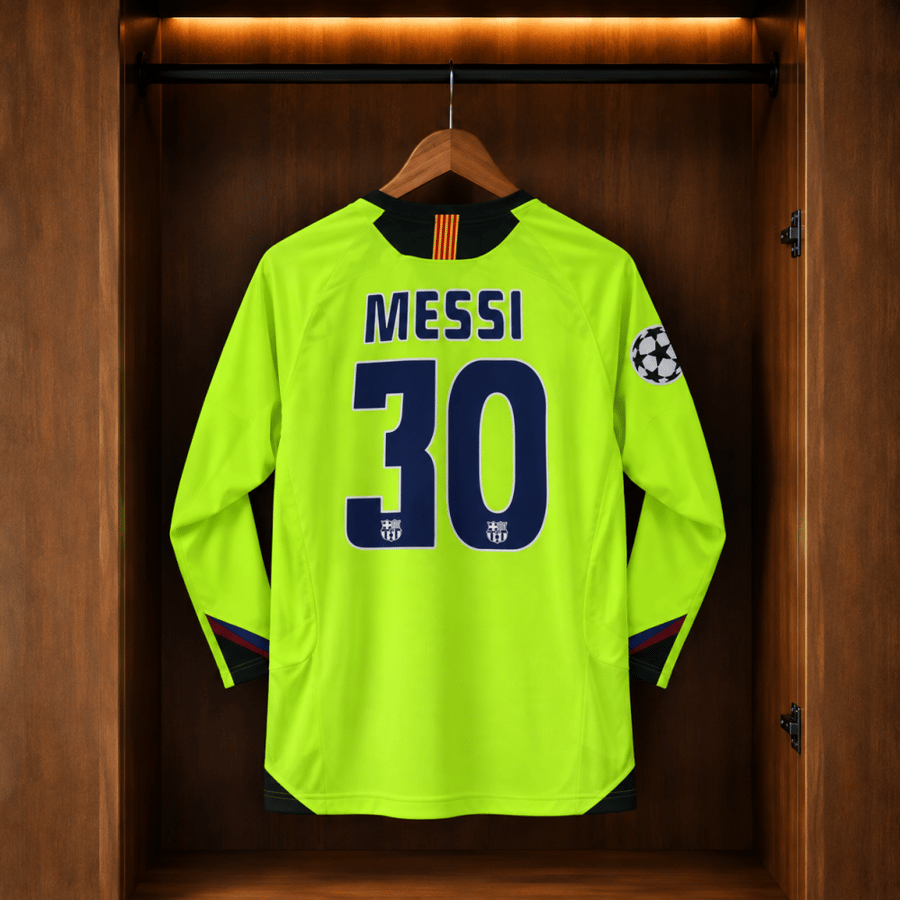 تيشيرت برشلونه الثاني موسم 2005-2006 ميسي كم طويل