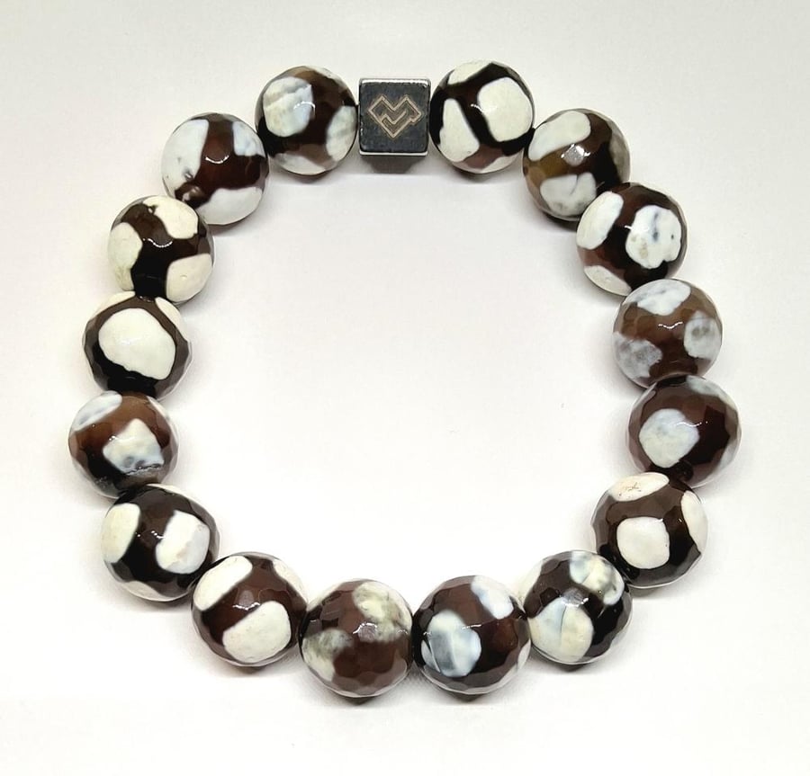 حجر العقيق على شكل سلحفاة 12mm