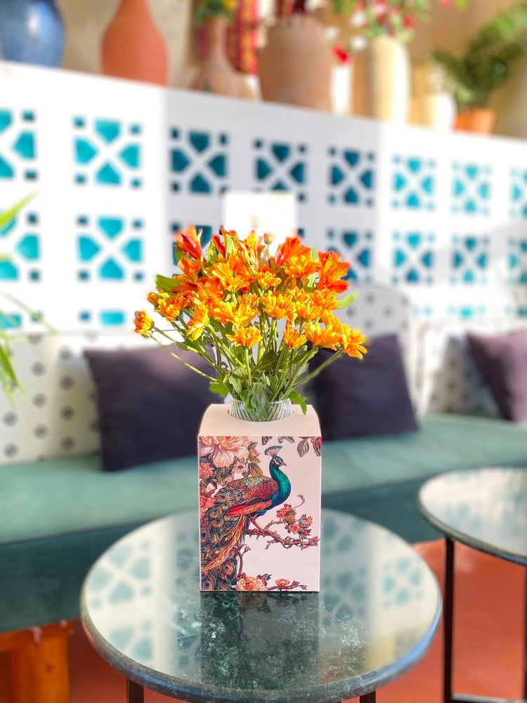فازة ورد طبيعي 142 B