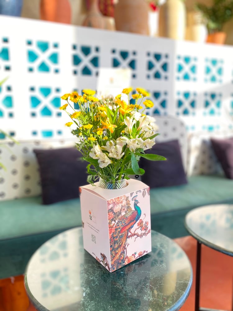 فازة ورد طبيعي 143 B