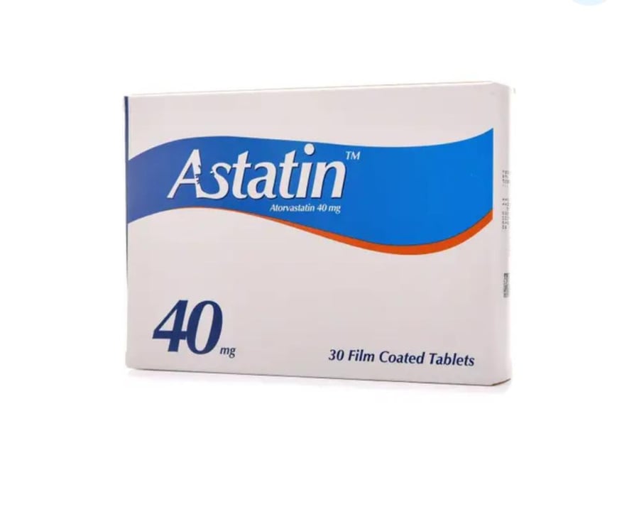 Statin 40 mg 30 tablets