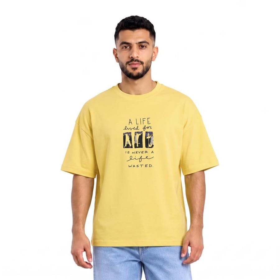 تشيرت شبابي بقصه اوفر سايز