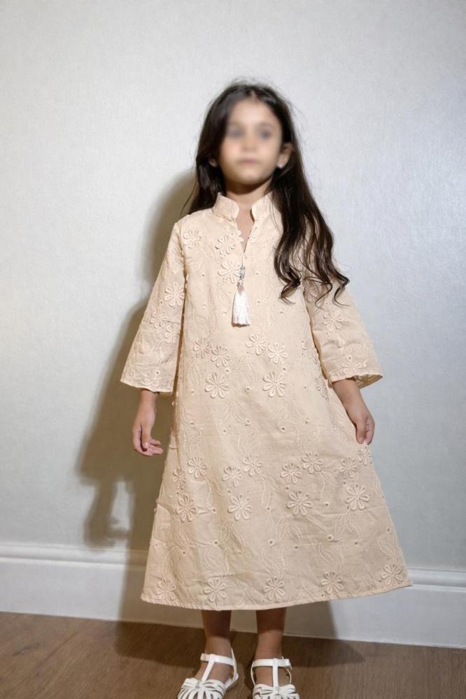 Girls' elegant thobe - Dar Al-Jawhara