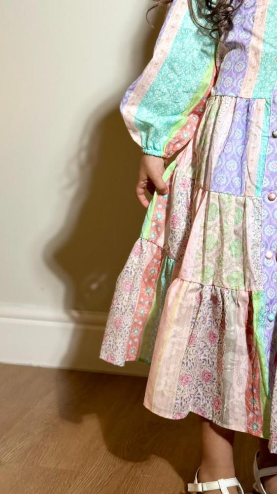 Girls' elegant thobe - Dar Al-Jawhara