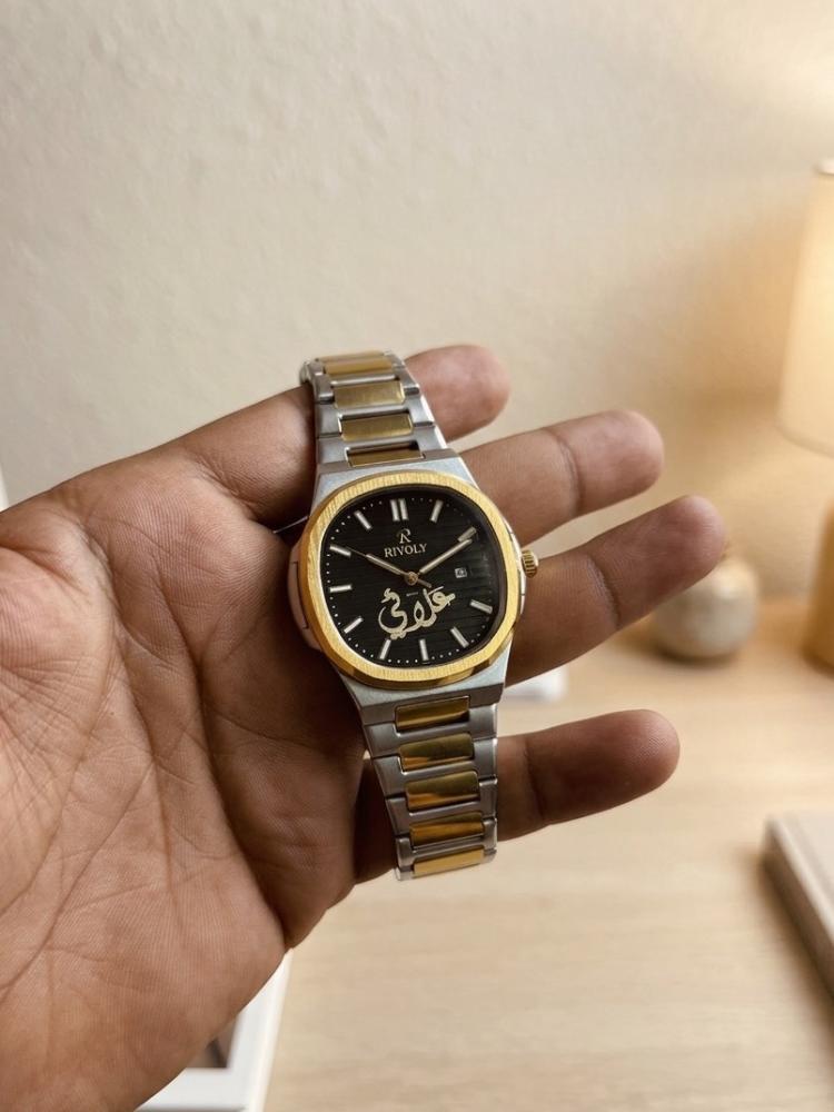 Car hanging package, watch, and medal with the name of whom you love