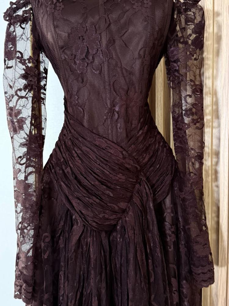Leora brown dress