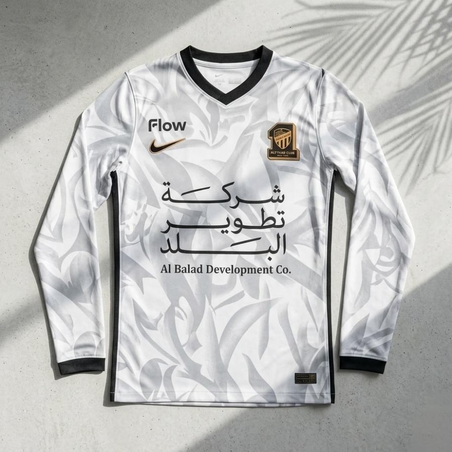 تيشرت الاتحاد الأبيض كم طويل 27/26