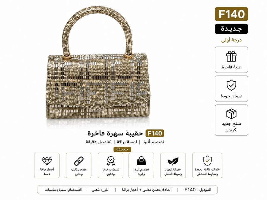 حقيبة سهرة فاخرة