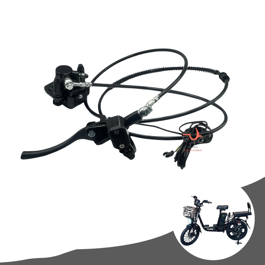 Hand brake oil handle with brake base rear electric bike 20 wide tire