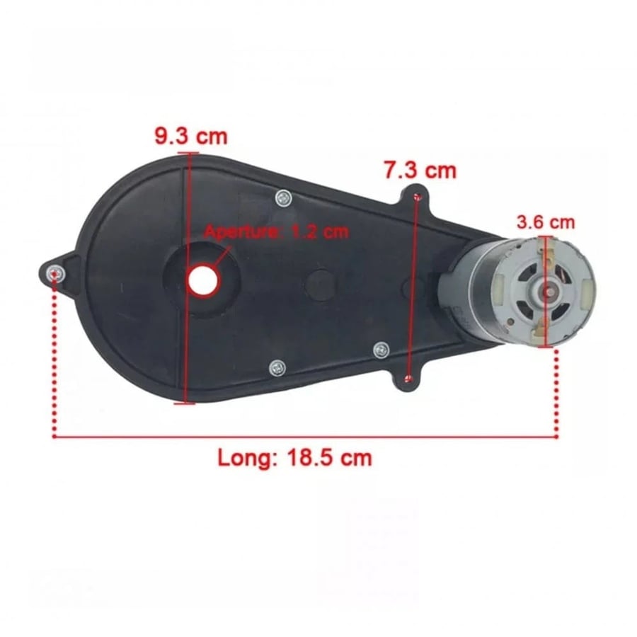 12V motor (motor - dynamo) for children's electric cars