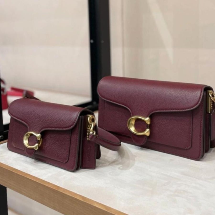 Burgundy Coach Tabi