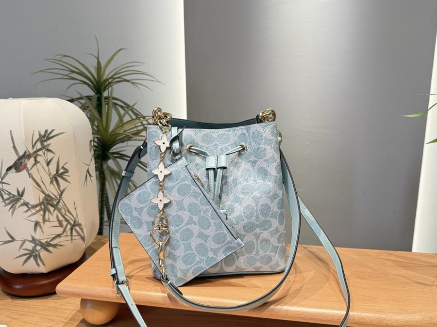 حقيبة كوتش سماوي Coach bag