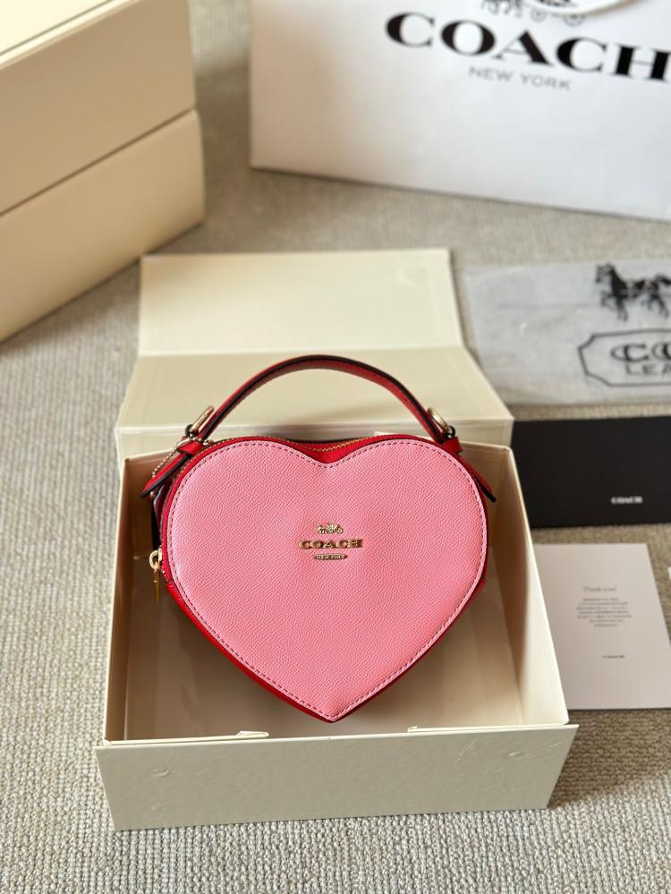 Coach heart-shaped