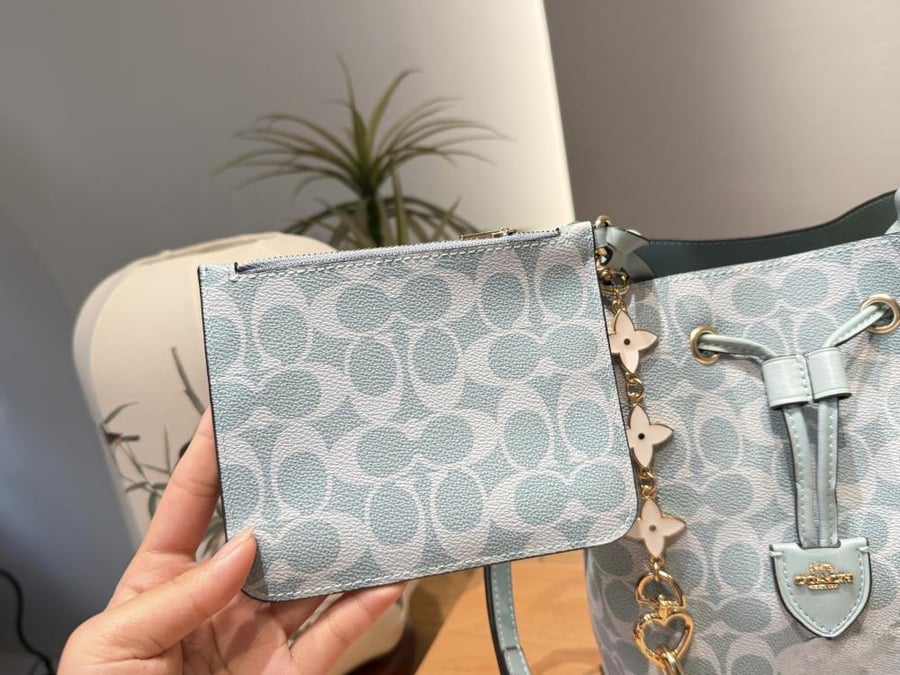 حقيبة كوتش سماوي Coach bag