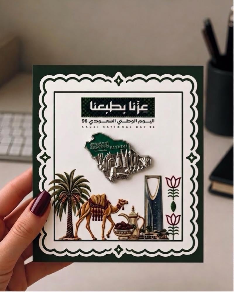 بروش اليوم الوطني ( مغناطيسي )