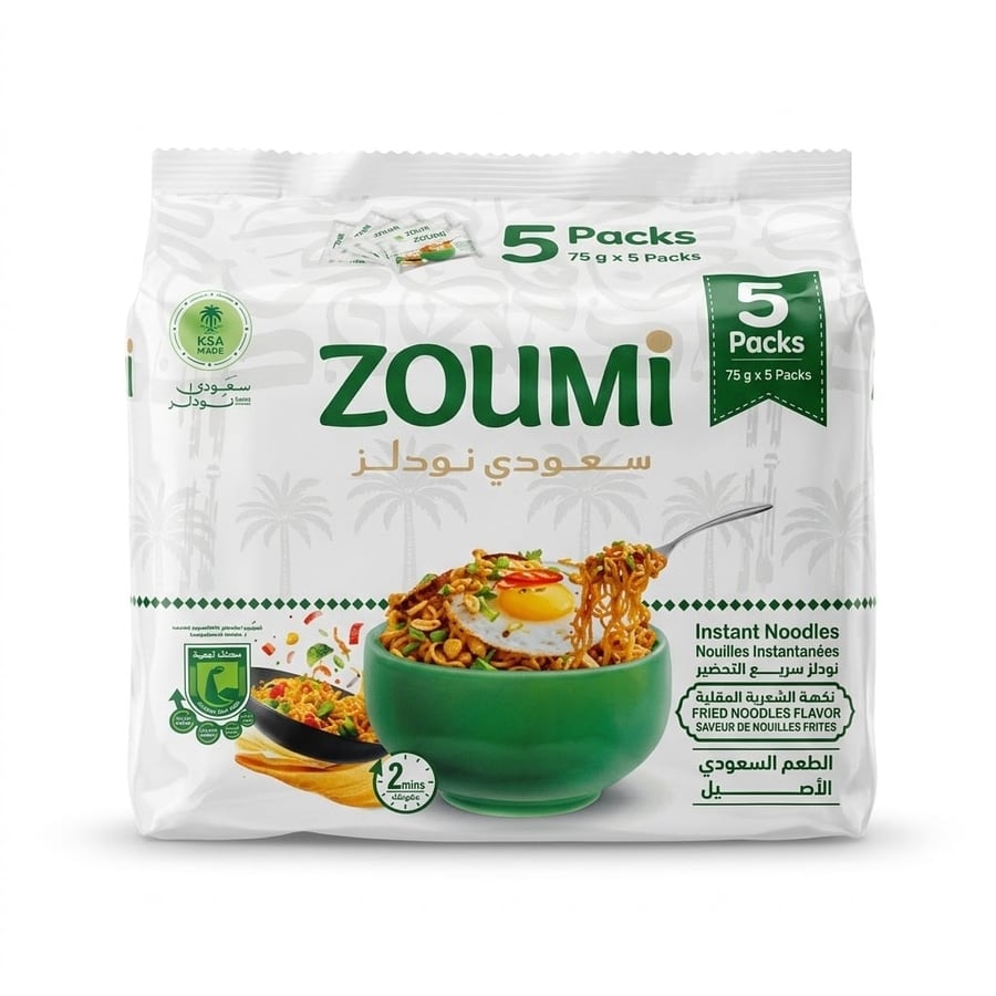 زومي سعودي نودلز نكهة شعيرية مقلية 375 جم
