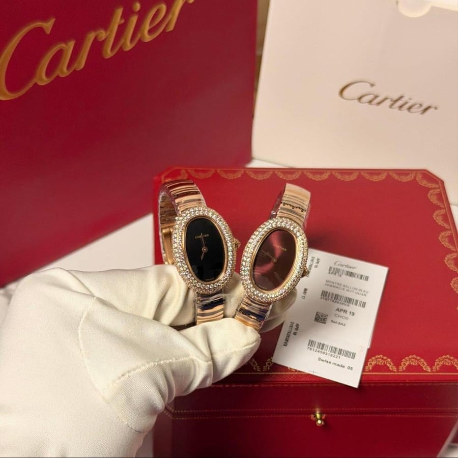 A Cartier Ballon Bleu watch