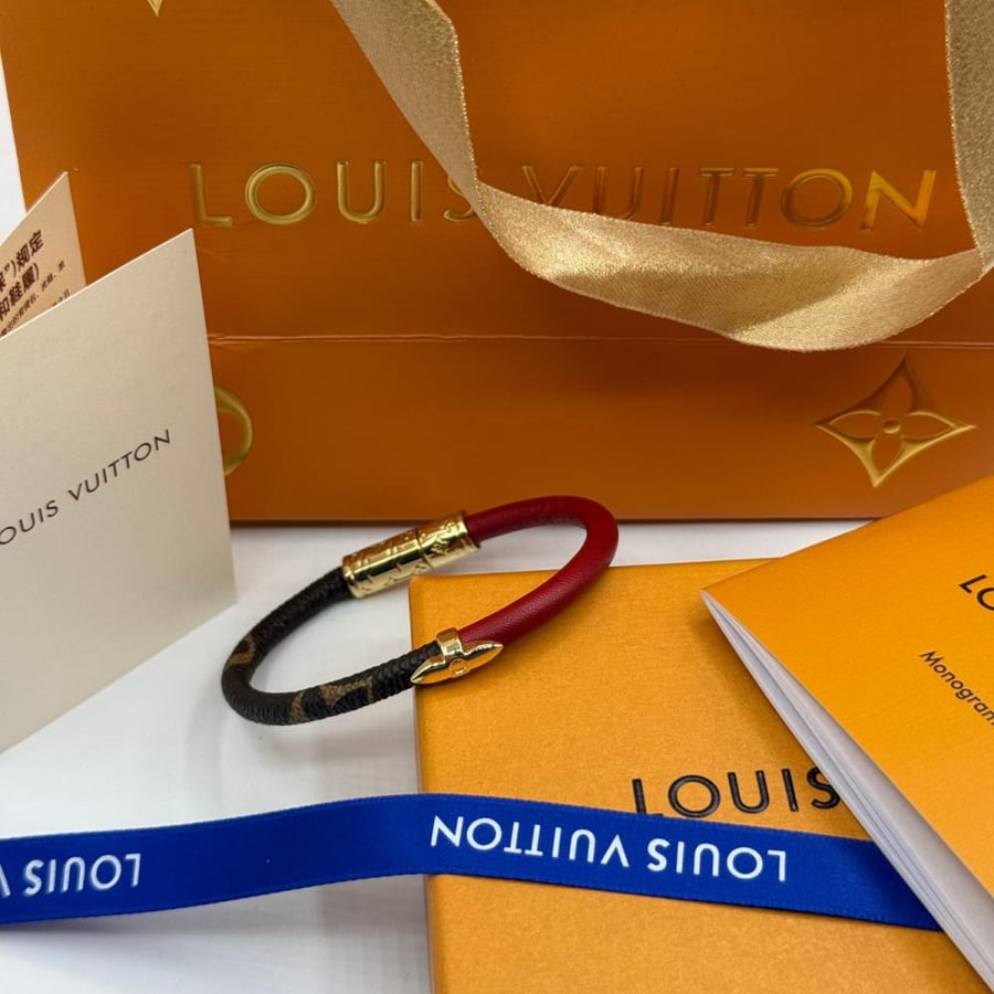 Louis Vuitton leather bracelets