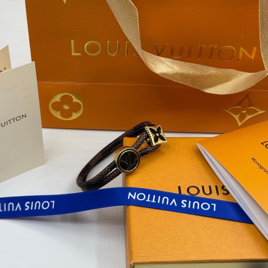 Louis Vuitton leather bracelets