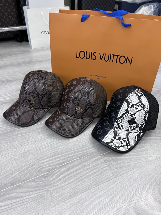 Louis Vuitton caps exclusive