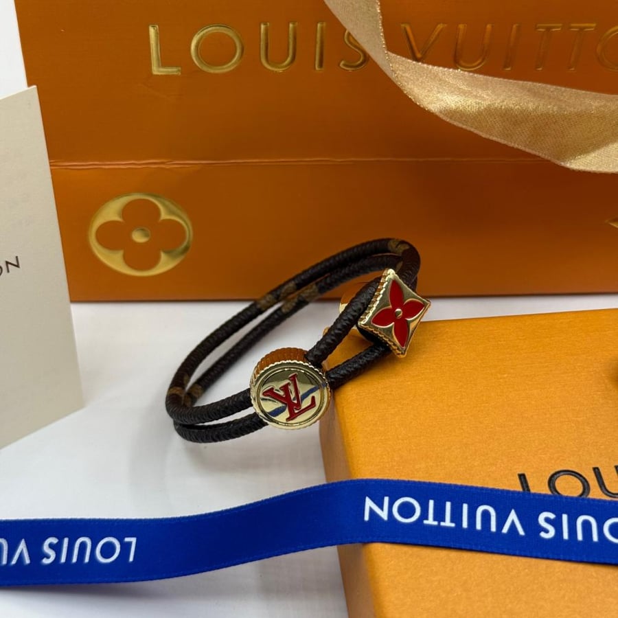 Louis Vuitton leather bracelets
