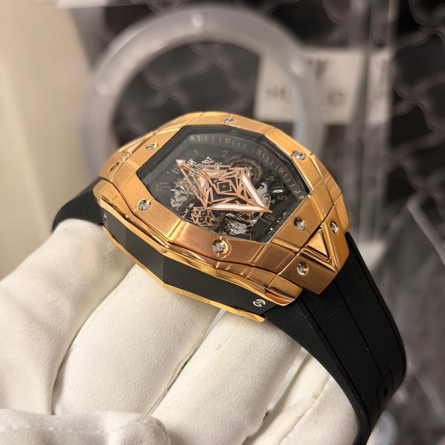 Hublot watch with blue bang bang