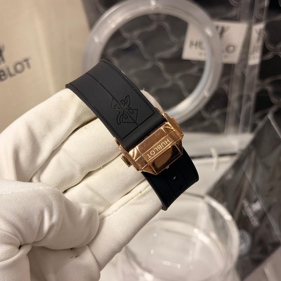 Hublot watch with blue bang bang