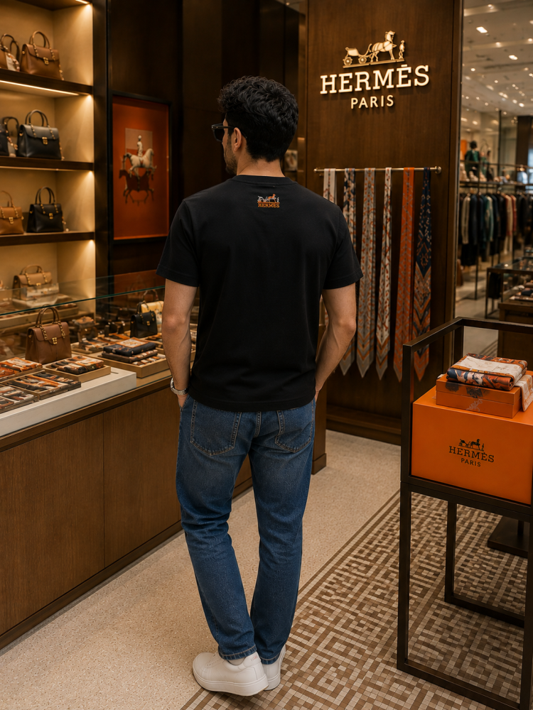تيشيرت ماركة ( هيرمز )