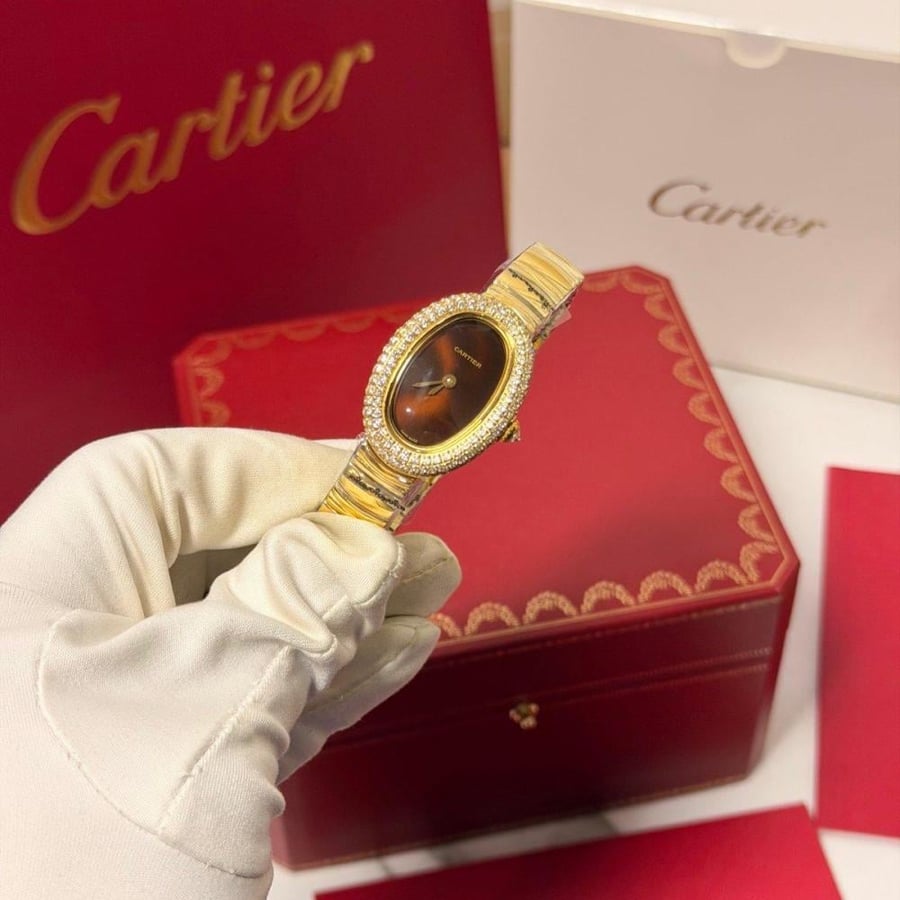 A Cartier Ballon Bleu watch