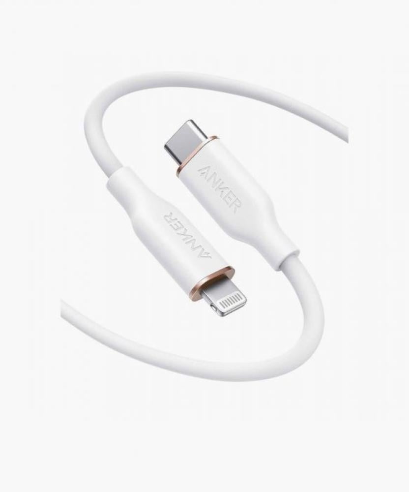 انكر باور لاين 3 فلو من USB-C إلى لايتنينج كابل ستاندرد 1.8 متر