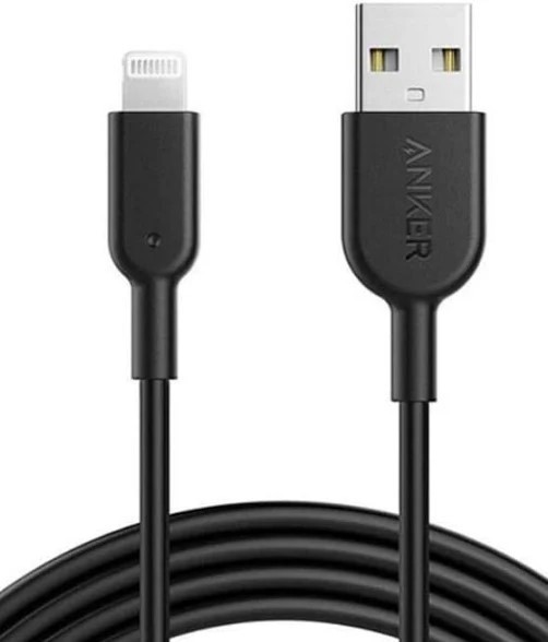 كيبل أنكر  PowerLine+II USB-A with Lightning Connector high speed Charging 0.9
