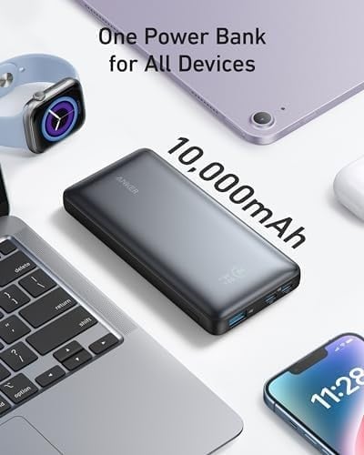 أنكر شاحن متنقل   Anker power bank  10000mAh 25wat outputt