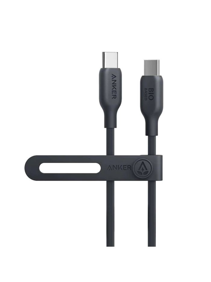 كيبل أنكر 0.9م شحن 140 وات أسود Anker 544 USB-C to USB-C Cabel