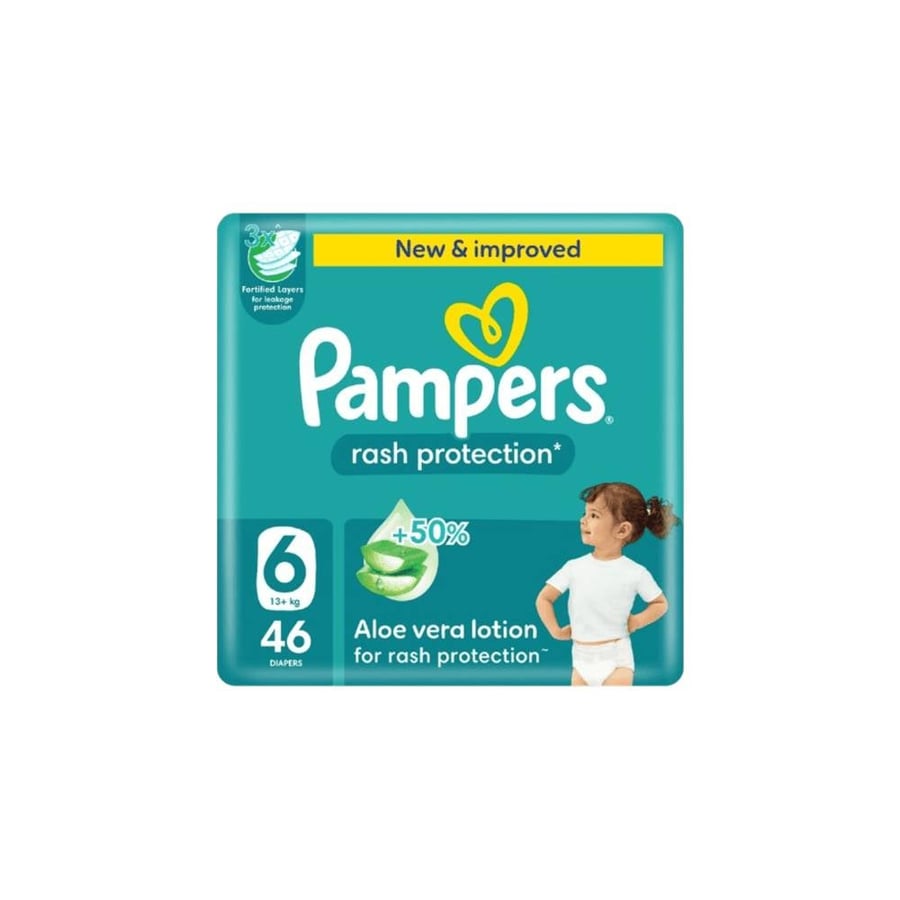 Pampers S6 Mega Pack Baby Diapers 46PC